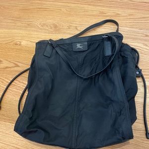 Burberry black tote bag